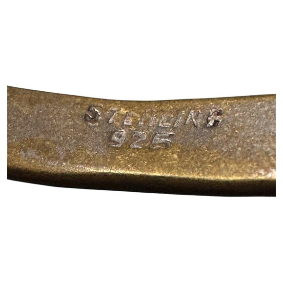 VTG Sterling Silver 925 Hecho en Mexico Sailboats Stacker Bangle Bracelet - Picture 4 of 4